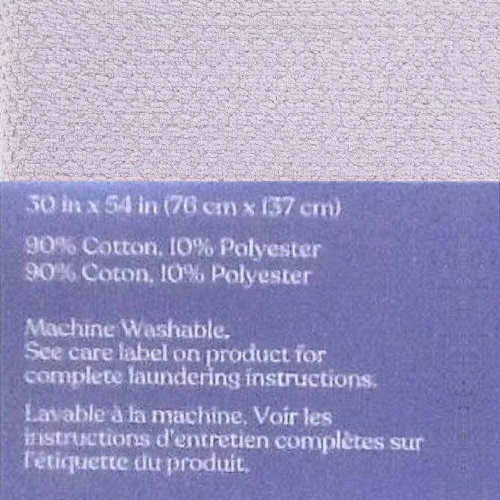 new LAVENDER Wild Sage Savannah 90% Cotton Towel Set BATH + HAND + WASHCLOTH